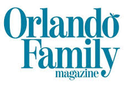 Orlando Family magazine logo featuring the brand name in a playful, modern font, representing family-oriented content and community engagement.
