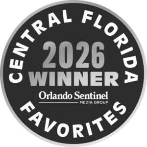 2026 Central Florida Favorites Silver Winner badge from Orlando Sentinel Media Group